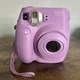 Fujifilm Instax Mini 7s Light Purple Camera - Tested and Works