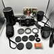 Canon AE-1 Program w/ 50mm 1.8 75-200 Lens Power Winder Filters Untested