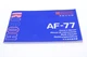 ✅ RICOH AF-77 CAMERA ORIGINAL INSTRUCTIONS MANUAL 5 LANGUAGES 136-2