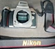 Nikon N75 35mm SLR Film Camera Body + Nikon Embroidered Strap - UNTESTED AS-IS!