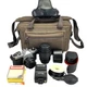 Pentax SLR K1000 35mm Camera - Asahi SMC Pentax-M 1:2 50mm Lens Neck Strap Cover