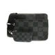 Authentic Louis Vuitton Damier Graphite 3D Trio Messenger Shoulder Bag N5001...