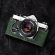 Genuine Leather Half-Wrap Camera Case for Olympus OM-1/1N OM-2/2N OM-4/4TI OM-3