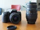 Minolta Maxxum 400si 35mm SLR Film Camera + Quantaray 70-300mm Macro Lens + Bag