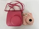 Fujifilm Instax Mini 8 Instant Film Camera Pink w/ Matching Case & Strap