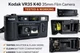 Vintage Kodak VR35 K40 35mm Film Camera Ektanar Lens DX Auto Flash Tested Works