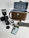 KONICA FS-1 SLR 35mm Film Camera + Lens Sigma 4.5 100-200mm Flash Case UNTESTED*
