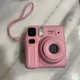 Fujifilm - instax mini SE Instant Film Camera - Pink (Missing cover of battery)