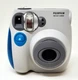 Fujifilm Instax mini 7s Instant Camera Blue with Owners Manual