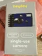 heyday Single Use 35mm Camera Built-in Flash Manual Wind Blue Black