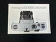 VINTAGE MAMIYA MSX 1000 & MSX500 35MM CAMERA OWNER'S MANUAL