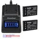 Kastar Battery LCD Quick Charger for KLIC-5000 & Kodak EasyShare DX7440 Camera