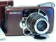 Olympus LT Zoom 105 Point & Shoot 35mm Film Camera Burgundy with Strap & Battery