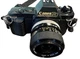Canon EF 35mm SLR Film Camera Black Body made in JAPAN W/ Lens FD 28mm 1:2.8