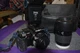 Minolta Maxxum SLR 7000 w 50mm lens vivatar 2800 flash 70-210 lens, bag film cam