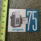 ARGUS 75 BOOKLET RARE OLD VINTAGE CAMERA MANUAL 9