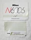 Nikon N6006 Owners Manuals 35mm Camera