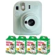 FUJIFILM INSTAX MINI 12 Instant Film Camera (Mint Green) and 4x Mini Instax Film