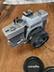 Working Minolta SRT MC-II 35mm Film Camera w/ MD Rokkor 45mm & Albinar 80-200mm