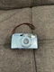 Polaroid PZ2001 Power Zoom 35mm Blue Film Camera 35-70mm Lens - WORKS