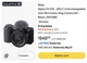Sony Alpha ZV-E10 24.2MP Mirrorless Camera w/16-50mm Lens Black USB-C HDMI