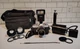 Yashica TL Super 35mm SLR Camera Bundle w/ (3) 50mm Lenses, Film & Flash TESTED 
