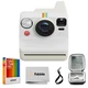 Polaroid Now Generation 3 I-Type Instant Camera (Pebble White) Bundle