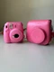 Fujifilm Instax Mini 9 Flamingo Pink Instant Film y2k Camera /Case Battery WORKS