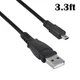 USB Data Sync Cable For Panasonic Lumix DMC-F2 DMC-FH25 DMC-GF3 DMC-GF5 DMC-GX1