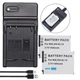 2x ENEL12 Battery +Charger for Nikon Coolpix A900 AW130 S610 S620 S630 S640 S710
