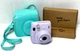 Fujifilm INSTAX MINI 11 Purple Camera, Carry Case +2 Lighted Triple Photo Frames