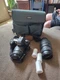 Nikon N80 35mm Film Autofocus SLR Camera W/ 2 Lenses, Filter And Bag