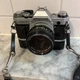 Canon AE-1 SLR Film Camera - Black & Silver w/ 50mm Lens & Film Winder -Japan