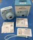 Fujifilm Instax Mini 8 Blue Instant Film Camera Point & Shoot CIB