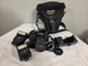 Vivitar V3800N 35mm SLR Film Camera Kit &ndash; Lens, Flashes, Bag &ndash; Tested