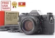 Tested [Top MINT] Canon AE-1 Black 35mm Film Camera New FD 50mm f/1.4 Lens JAPAN