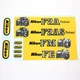 Vintage Nikon Logo 35mm Camera Stickers Lot F2A F2AS FM FE Photomic - Unused
