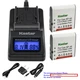Kastar Battery LCD Fast USB Charger for Casio NP-40 Casio Exilim Zoom EX-Z40