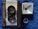 Vintage Argus 75 Film Camera w Flash Attachment and Portrait Lens Good Condition