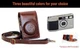 Protective eco leather case pouch bag fit Ricoh GR1 GR1v GR1s GR10 GR21 camera