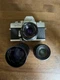 Minolta SRT 201 Camera 45mm F2 Lens 28mm 2.8 135mm  Lenses  SLR FILM CAMERA