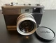 Minolta Hi-Matic 9 35mm Camera w/ Rokkor PF 45mm f/1.7 Lens Leather Case Cap