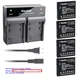 Kastar Battery Rapid Charger for Panasonic DMW-BCK7E & Panasonic Lumix DMC-FH25