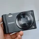 Sony DSC-WX300 Black 18.2MP CCD Camera 20x Optical Zoom Lock-On AF Vintage Used