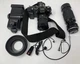 Vintage Konica FS-1 Camera Bundle W/ Sigma Tamron Lenses Vivitar Zoom Thyristor 
