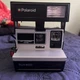 Vintage Polaroid Sun 600 LMS Instant Film Land Camera w/ Strap - Untested