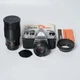 Pentax K1000 35mm SLR Film Camera w/ SMC 55mm F2 & 200mm F3.5 - TESTED