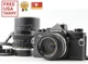2 Lens / Prism OK [MINT] Olympus OM-2 Black Film Camera 50mm f1.8 /35-70mm JAPAN