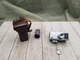 Steky III B Miniature 16mm Camera With Lens Cap With 40mm Telephoto Lens