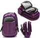 Navitech Purple Compact Camera Case For Panasonic LUMIX DC-BGH1 4K Box Camera